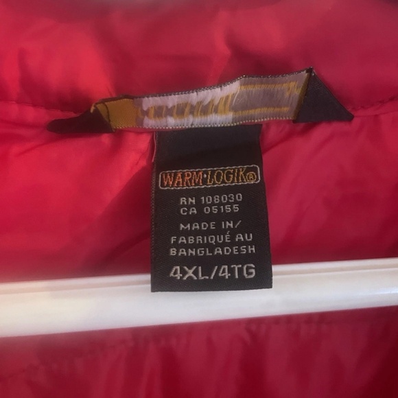 Core 365 Puffer  jacket men Classic Red - Picture 3 of 5